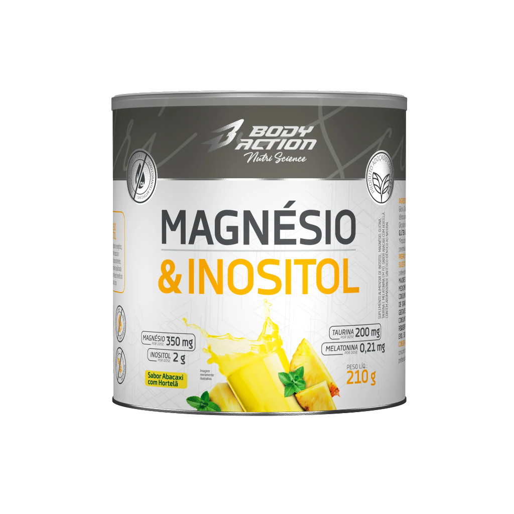 Body Action Magnésio & Inositol — 210g (30 Doses)